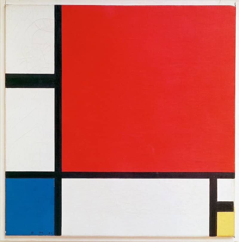 Composition II in Red, Blue, and Yellow, 1929 by Piet Mondrian