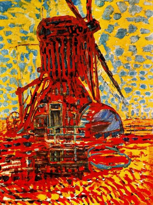 The Windmill in Sunlight, 1908 by Piet Mondrian