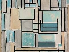 Blue Facade by Piet Mondrian