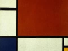 Composition II in Red Blue and Yellow by Piet Mondrian