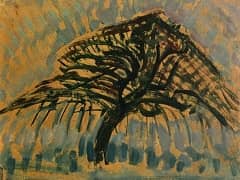 Study for Blue Apple Tree by Piet Mondrian