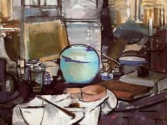 The Still Life with Gingerpot 1 by Piet Mondrian