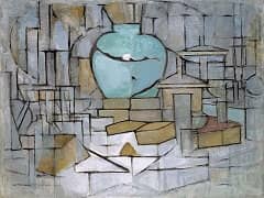 The Still Life with Gingerpot 2 by Piet Mondrian