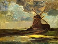 Windmill by Piet Mondrian
